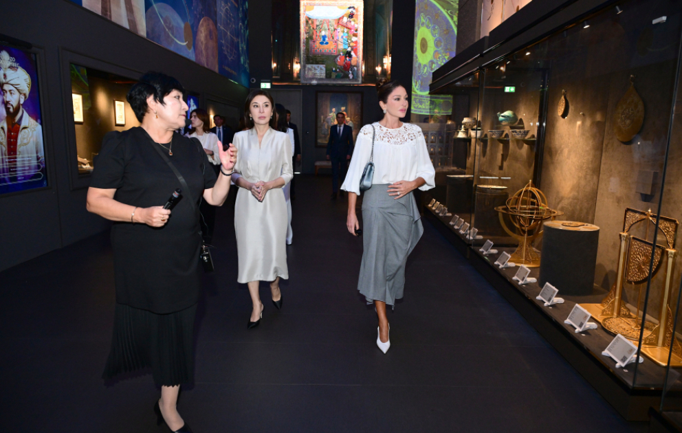 First Lady of Azerbaijan visited Islamic Civilization Center in Tashkent VIDEO