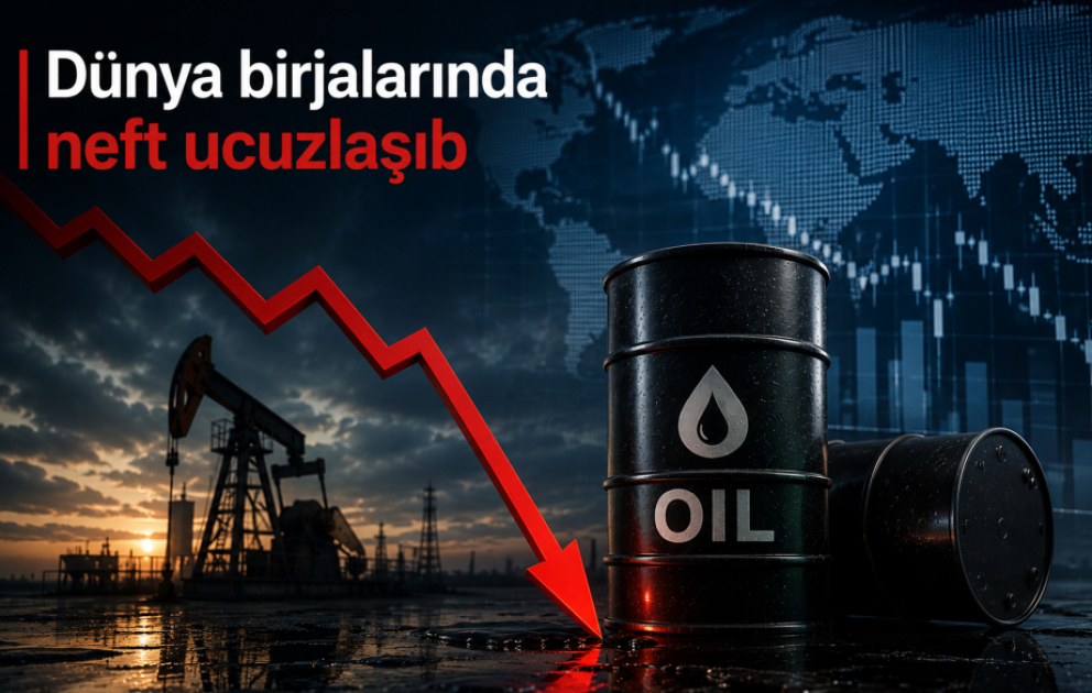 “Brent”in qiyməti 92 dollardan aşağı düşüb VİDEO
