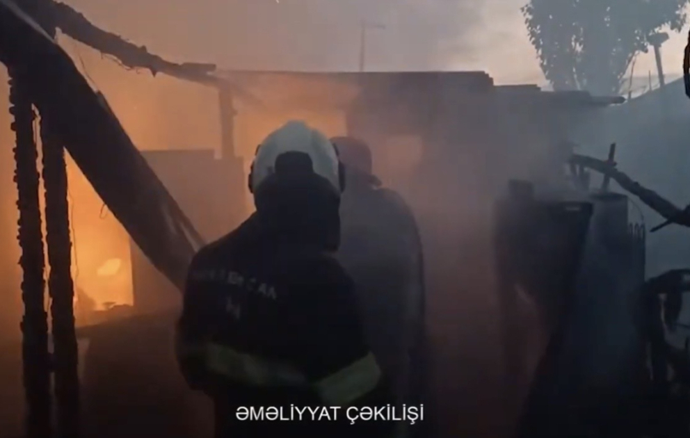 Bakıda yanğın baş verib, 1 nəfər ölüb VİDEO