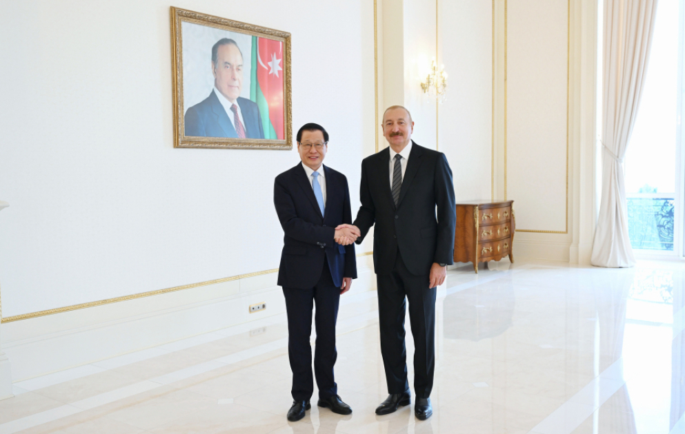 President Ilham Aliyev received delegation led by Prosecutor General of China’s Supreme People’s Procuratorate VIDEO