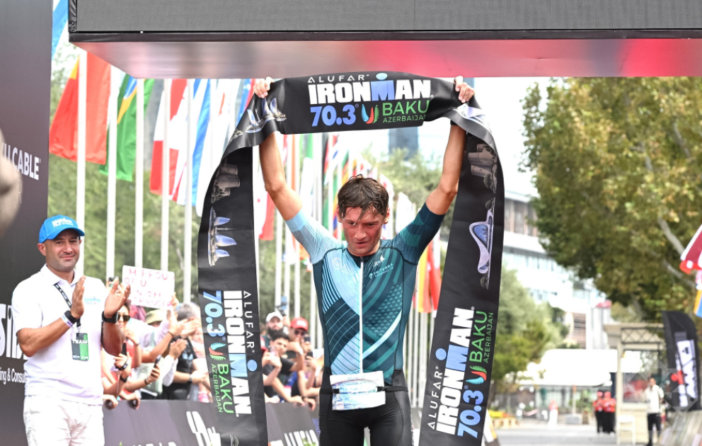 Bakının ev sahibliyi etdiyi “IRONMAN 70.3” triatlon yarışı başlayıb VİDEO