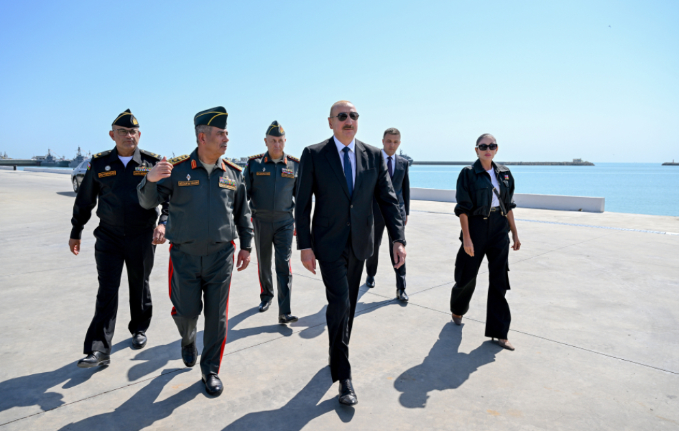President Ilham Aliyev visited Azerbaijani Navy VIDEO