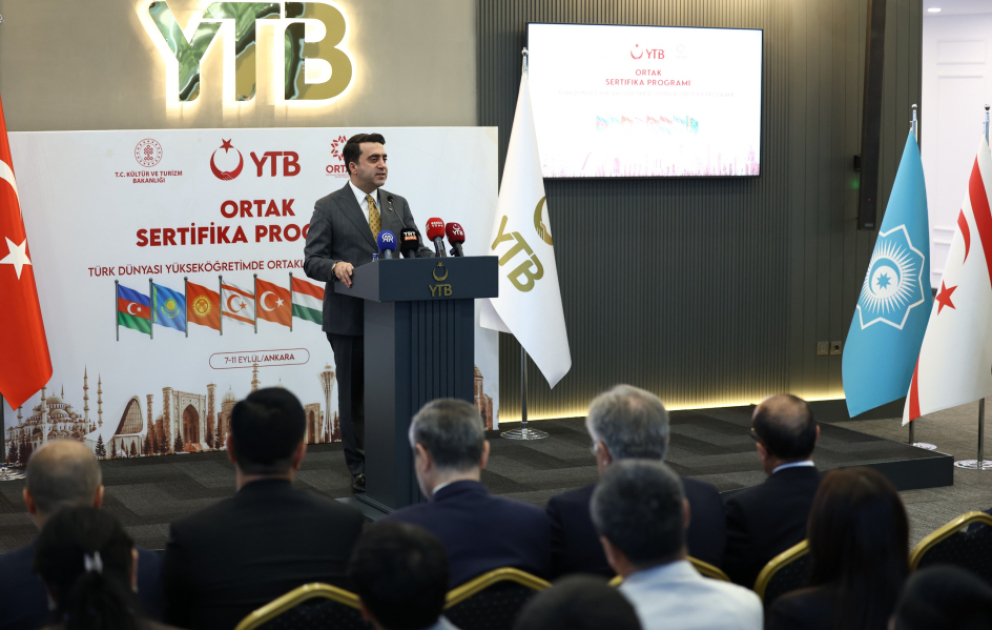 Ankarada Türk Dünyası Ali Təhsildə Tərəfdaşlıq Sertifikat Proqramının açılışı olub VİDEO