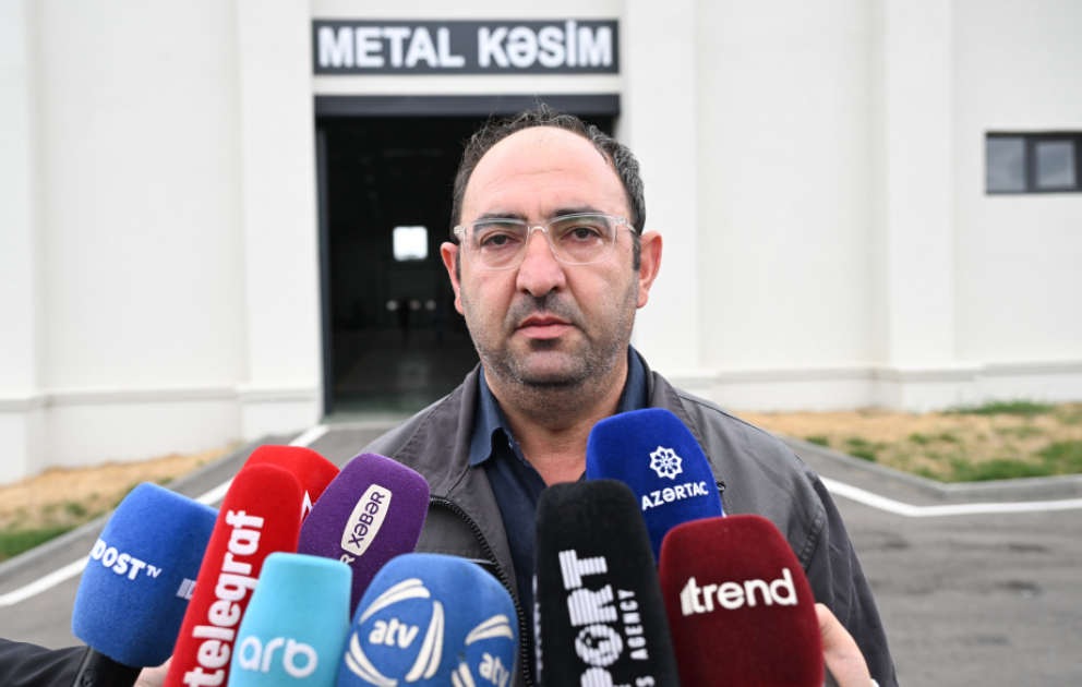 İstehsalat rəhbəri: Əsas məqsədlərdən biri Qarabağa köçən sakinlərin işlə təmin olunmasıdır VİDEO