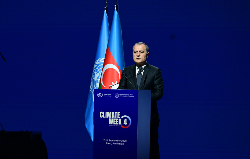 Nazir: Azərbaycan beynəlxalq səviyyədə iqlim diplomatiyasının inkişafına fəal töhfə vermək öhdəliyinə sadiqdir VİDEO
