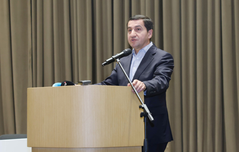Hikmət Hacıyev: Terrordan müdafiə və terrora qarşı mübarizə üzrə beynəlxalq alyansa qoşulan ilk ölkələrdənik VİDEO