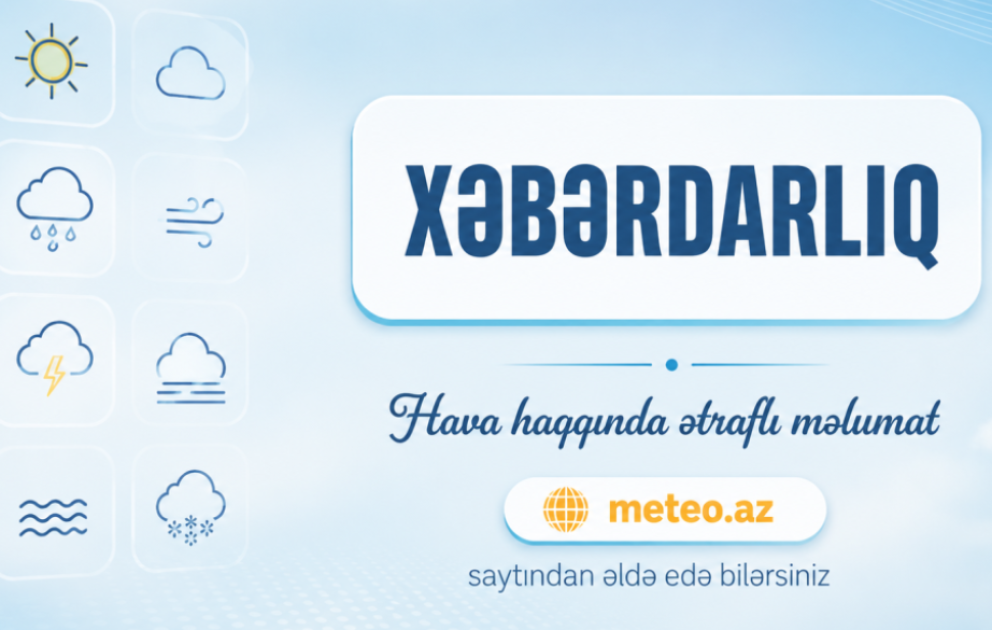 Dağlıq ərazilərdə leysan olacaq, dolu düşəcək - XƏBƏRDARLIQ VİDEO