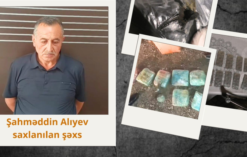 Yardımlıda 8 kiloqramdan artıq narkotik vasitə aşkarlanıb VİDEO