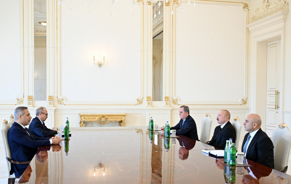 President Ilham Aliyev received Minister of Foreign Affairs of Türkiye VIDEO