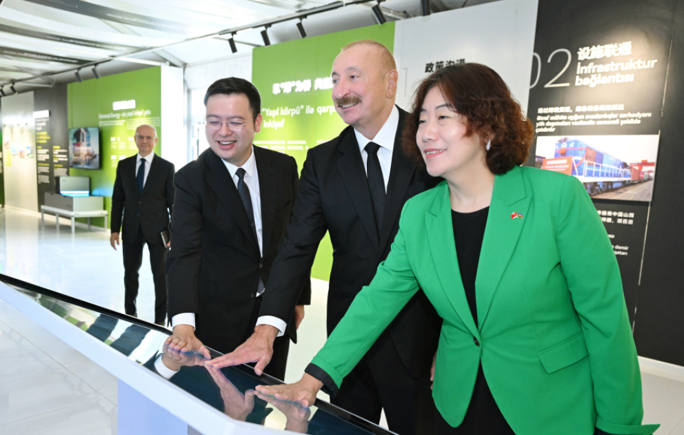 President Ilham Aliyev attended inauguration of Gobustan Solar Power Plant VIDEO