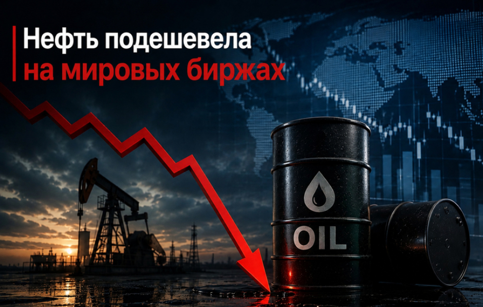 На мировых биржах цены на нефть снизились ВИДЕО