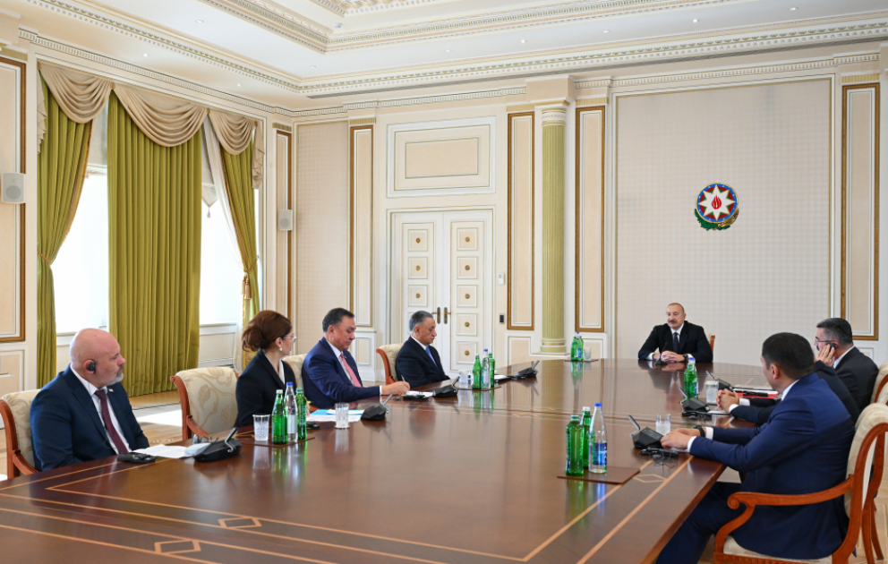 President Ilham Aliyev received heads of security bodies of OTS member states VIDEO