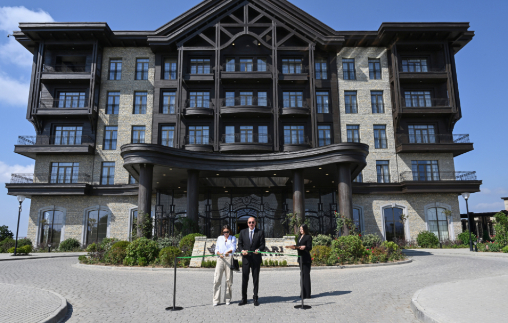 President Ilham Aliyev attended inauguration of Meysari Grand Hotel & SPA complex in Shamakhi VIDEO