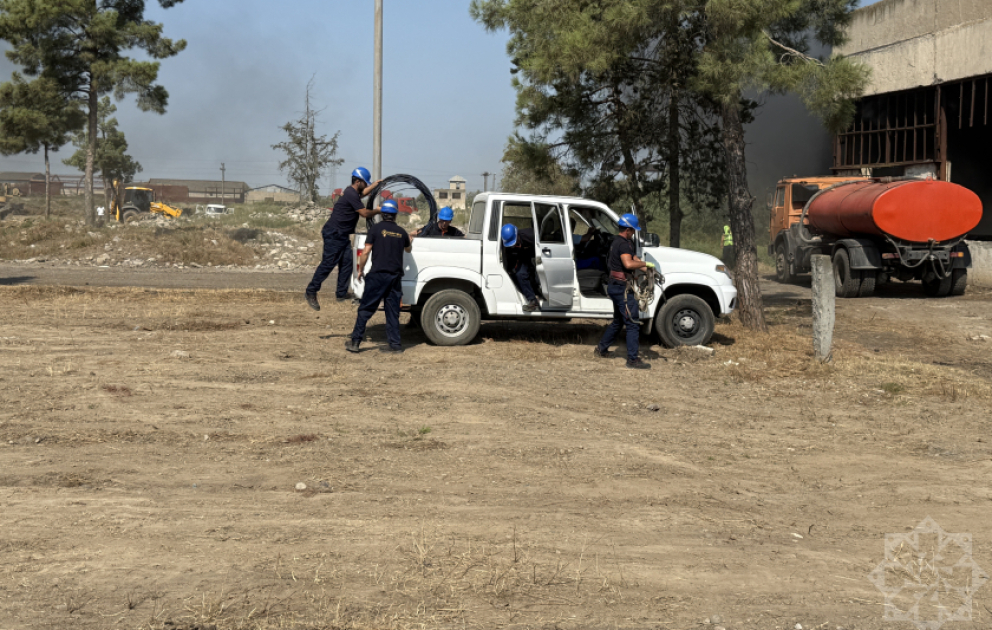 İmişlidə mülki müdafiə qüvvələrinin hazırlıq vəziyyəti yoxlanıldı – FOTO VİDEO