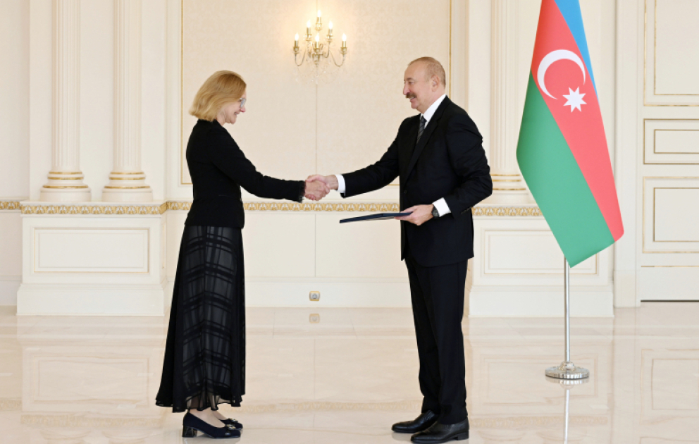 President Ilham Aliyev received newly appointed ambassador of Estonia to Azerbaijan VIDEO