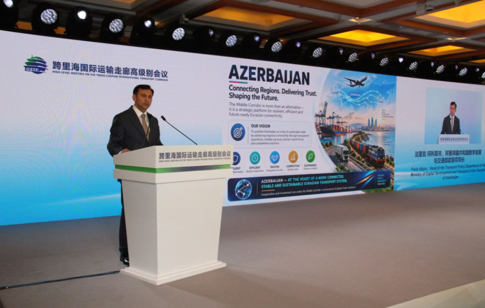 Fariz Əliyev: Bu il Çindən 600 blok qatarının qəbul edilməsi gözlənilir VİDEO