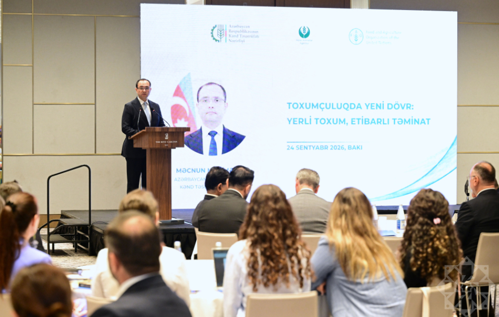 “Toxumçuluq haqqında” Qanun ölkənin ərzaq təhlükəsizliyinin daha da möhkəmləndirilməsinə töhfə verəcək VİDEO
