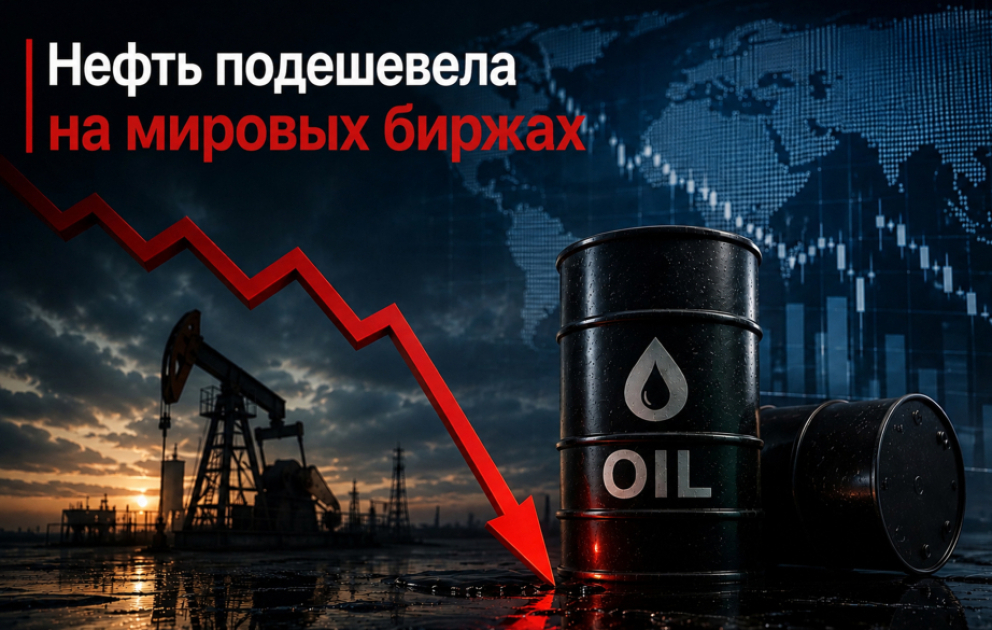 Цены на нефть снизились на мировых биржах ВИДЕО