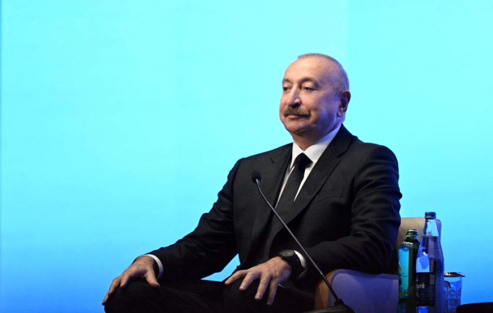 Prezident İlham Əliyev: Bir çox aparıcı beynəlxalq şirkətlər Azərbaycanı etibarlı tərəfdaş kimi görürlər VİDEO