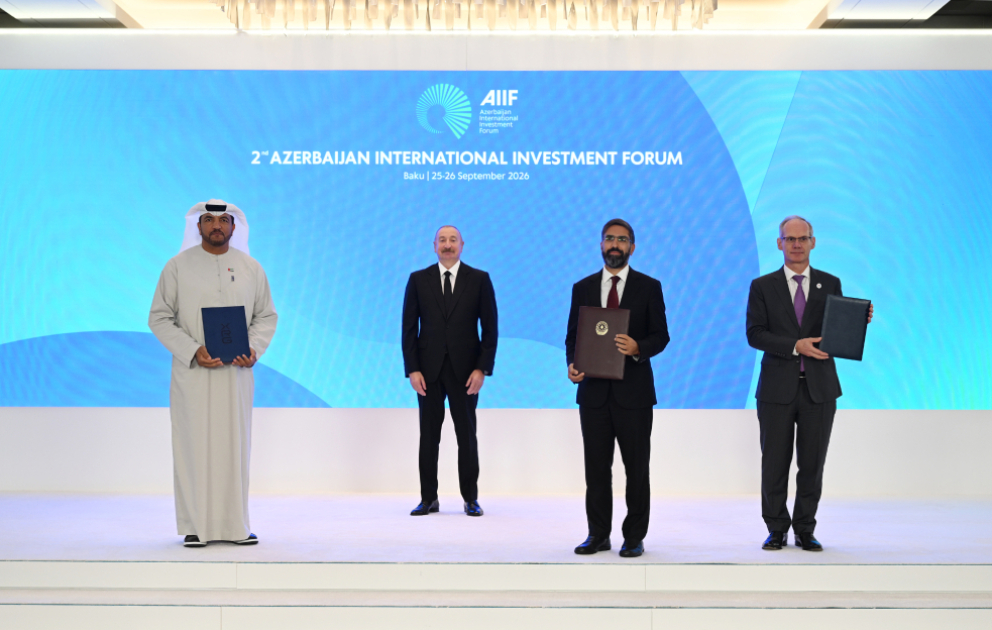 Documents signed as part of 2nd Azerbaijan International Investment Forum exchanged VIDEO