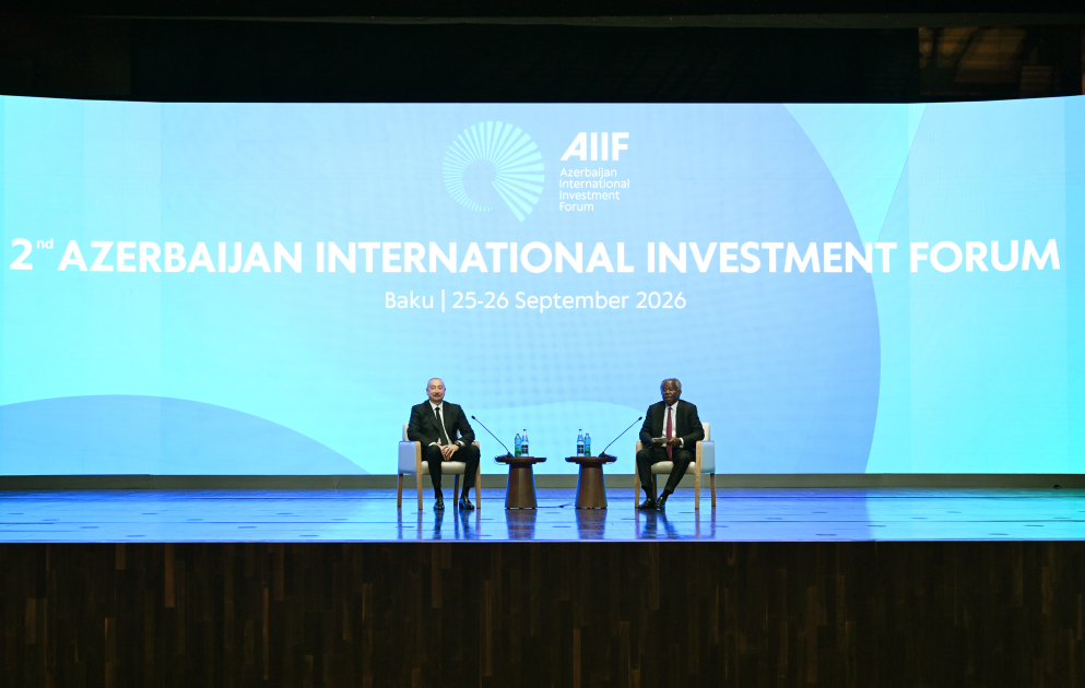 President Ilham Aliyev attended event held as part of 2nd Azerbaijan International Investment Forum VIDEO