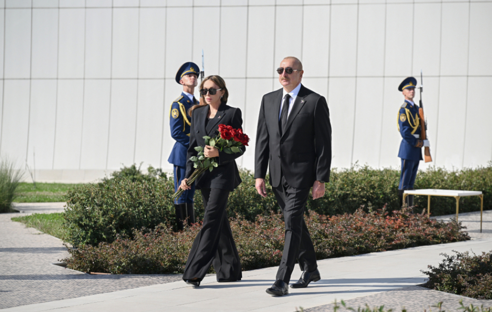 President Ilham Aliyev visited Victory Park in Baku on Remembrance Day VIDEO