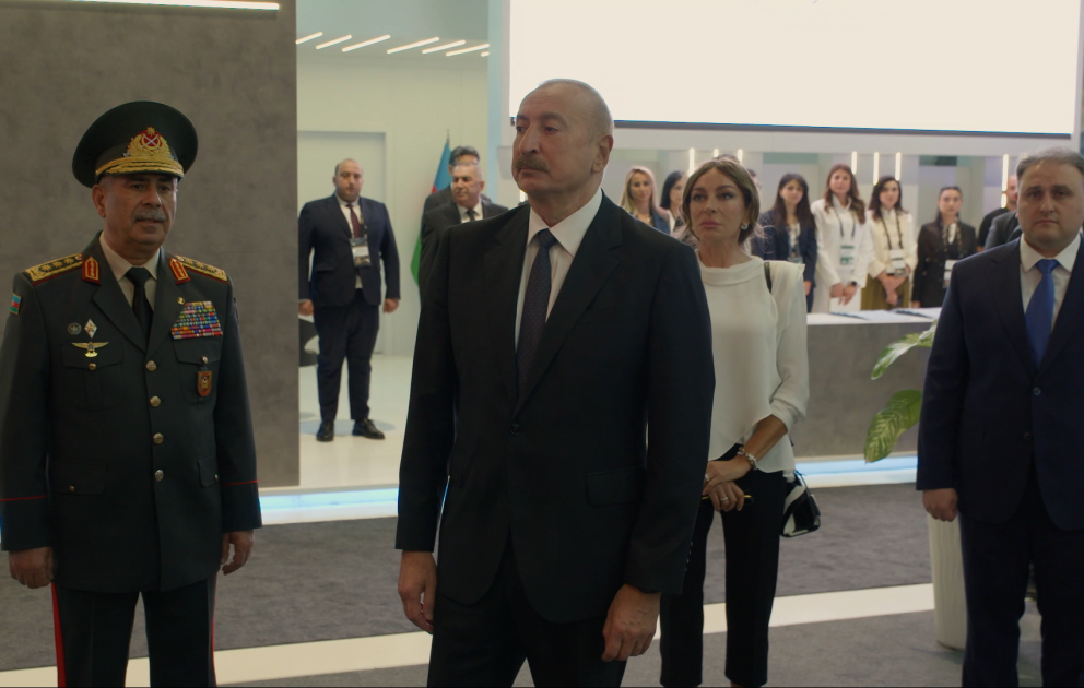 President Ilham Aliyev visited ADEX 2026 and Securex Caspian exhibitions VIDEO