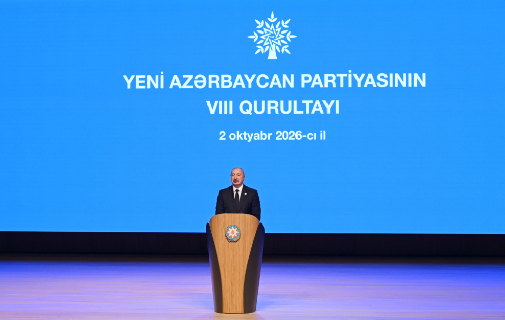 Yeni Azərbaycan Partiyasının VIII Qurultayı keçirilir  YENİLƏNƏCƏK  VİDEO