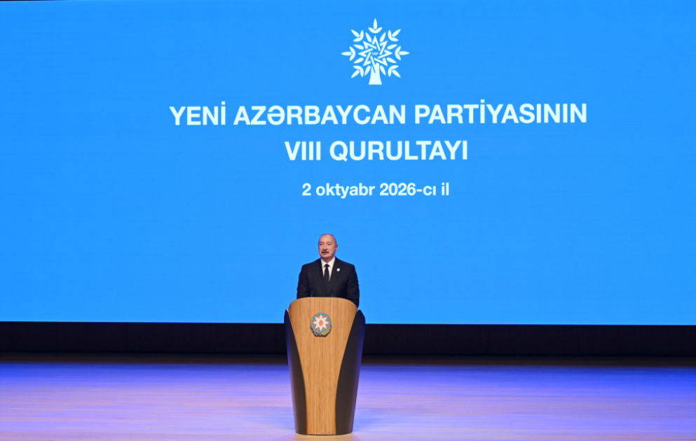 8th Congress of New Azerbaijan Party gets underway VIDEO