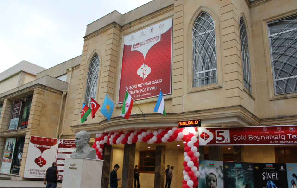 Şəkidə beynəlxalq teatr bayramı: 4 ölkənin teatr kollektivləri bir araya gəlib VİDEO
