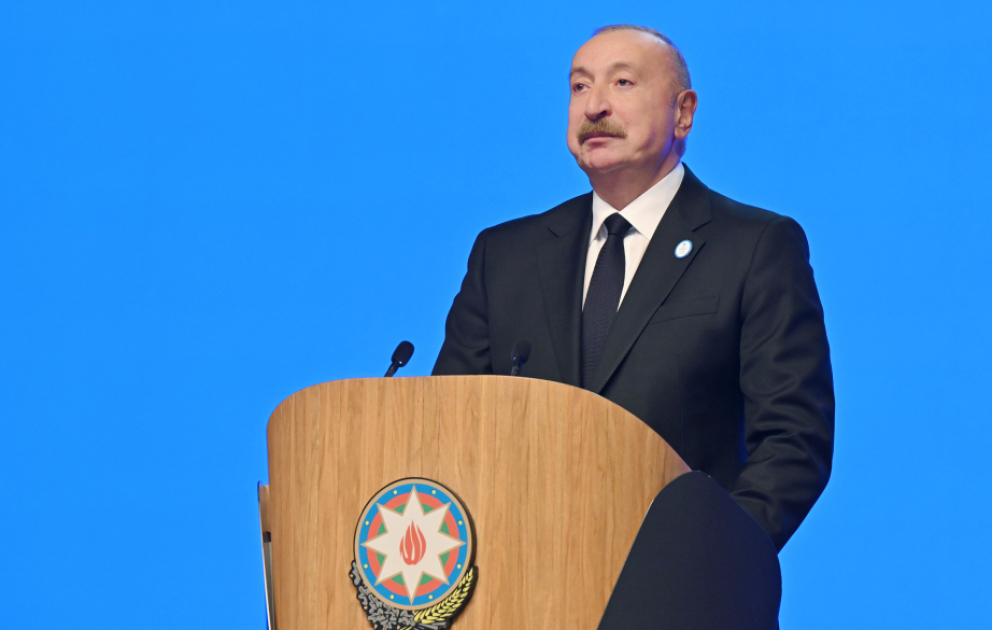 Une publication relative au 8e Congrès du Parti du Nouvel Azerbaïdjan partagée sur les comptes de médias sociaux du président Aliyev VIDEO