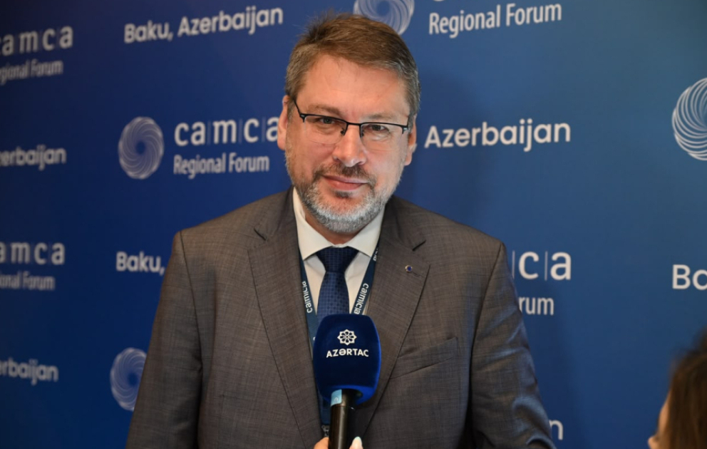 Eduards Stiprays: CAMCA Xəzər və Cənubi Qafqaz üzərindən ticarətin genişləndirilməsi üçün yeni imkanlar yarada bilər VİDEO