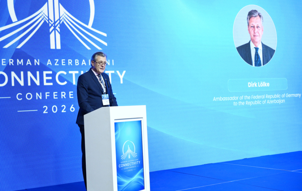 Almaniya səfiri: Bağlantılar tezliklə ikitərəfli iqtisadi münasibətlərimizdə energetikadan sonra ikinci yeri tutacaq VİDEO