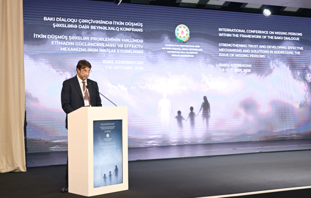 Gian Luka Beruto: Etimad itkin düşmüş şəxslər məsələsinin həllində real irəliləyiş üçün vacibdir VİDEO