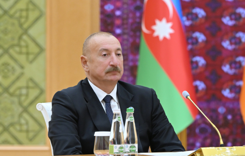 Prezident İlham Əliyev: Azərbaycan regionun əsas nəqliyyat qovşaqlarından biri kimi mövqelərini möhkəmləndirir VİDEO