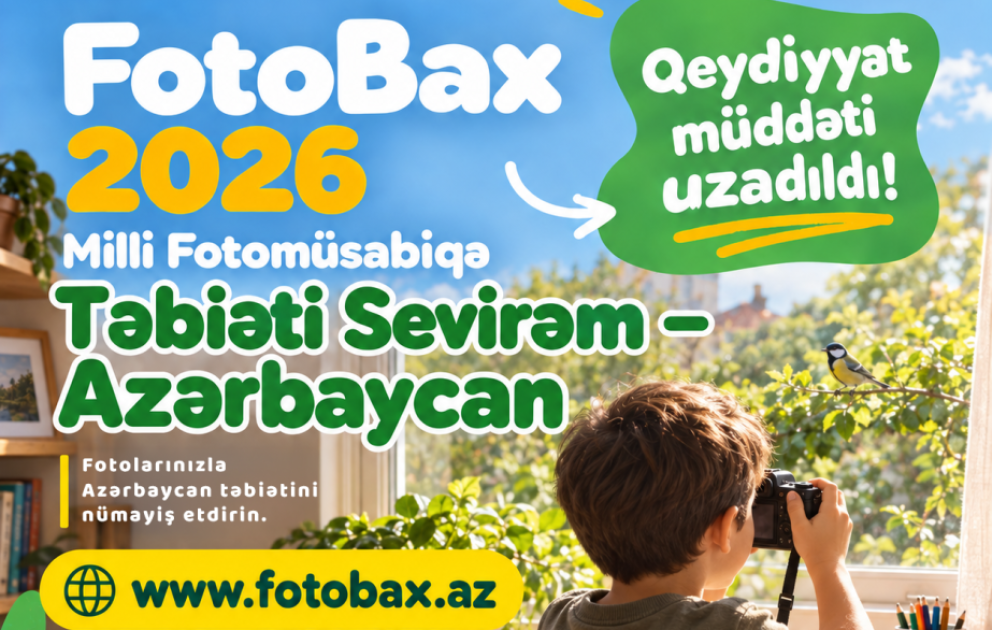 “FotoBax” fotomüsabiqəsinə müraciətlərin başa çatmasına iki gün qalıb VİDEO