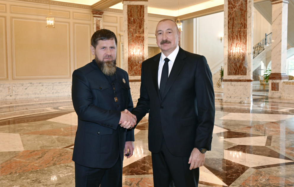 Президент Ильхам Алиев принял главу Чеченской Республики России  ОБНОВЛЕНО  ВИДЕО