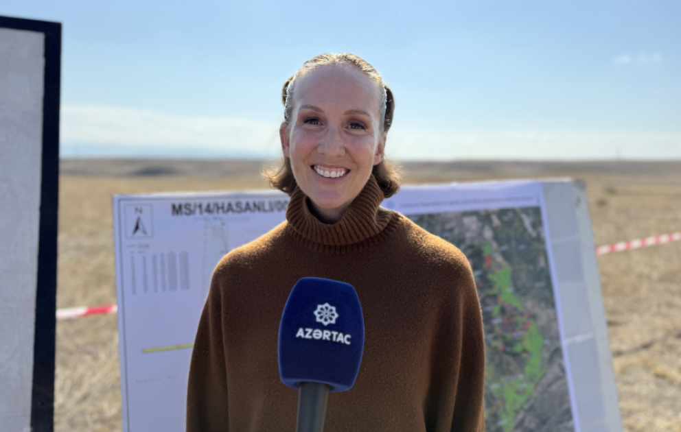 Ancela Kavni: Minatəmizləyənlərin cəsarətinə heyran qaldım VİDEO