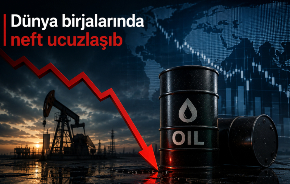 Birjalarda neft ucuzlaşıb VİDEO