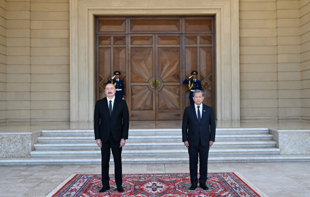 Official welcome ceremony held in Baku for Prime Minister of Cambodia VIDEO