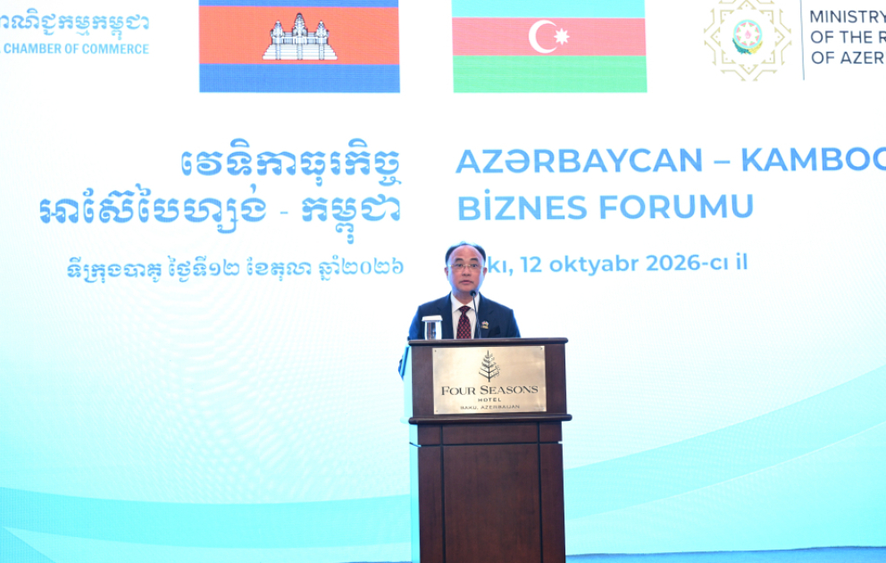Neak Oknha Kith Meng: Azərbaycan və Kamboca arasında iqtisadi əməkdaşlıq cəlbedicidir VİDEO