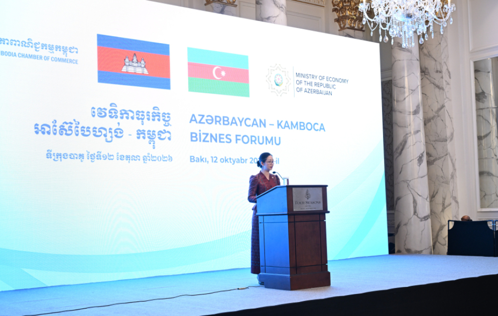 Cham Nimul: Kamboca və Azərbaycan biznes imkanları haqqında çox şey kəşf etməlidir VİDEO