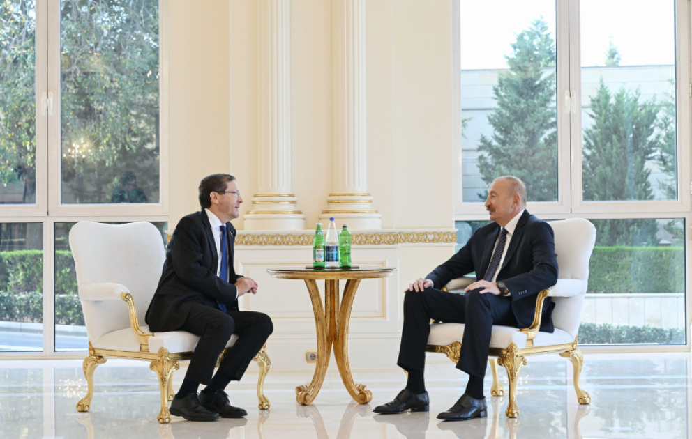 Entretien du président azerbaïdjanais avec son homologue israélien VIDEO