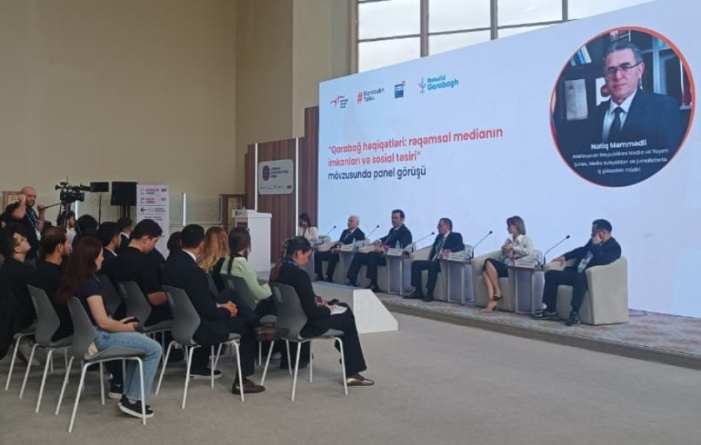 Natiq Məmmədli: Qarabağda aparılan quruculuq işlərinin obyektiv işıqlandırılması medianın əsas vəzifələrindəndir VİDEO