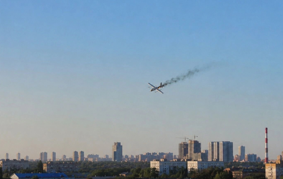 В Рязанской области после атаки БПЛА произошло возгорание на НПЗ ВИДЕО