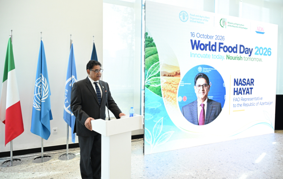 FAO-nun nümayəndəsi: İnnovasiyalar fermerlərin problemlərinin həllinə kömək edə bilər VİDEO