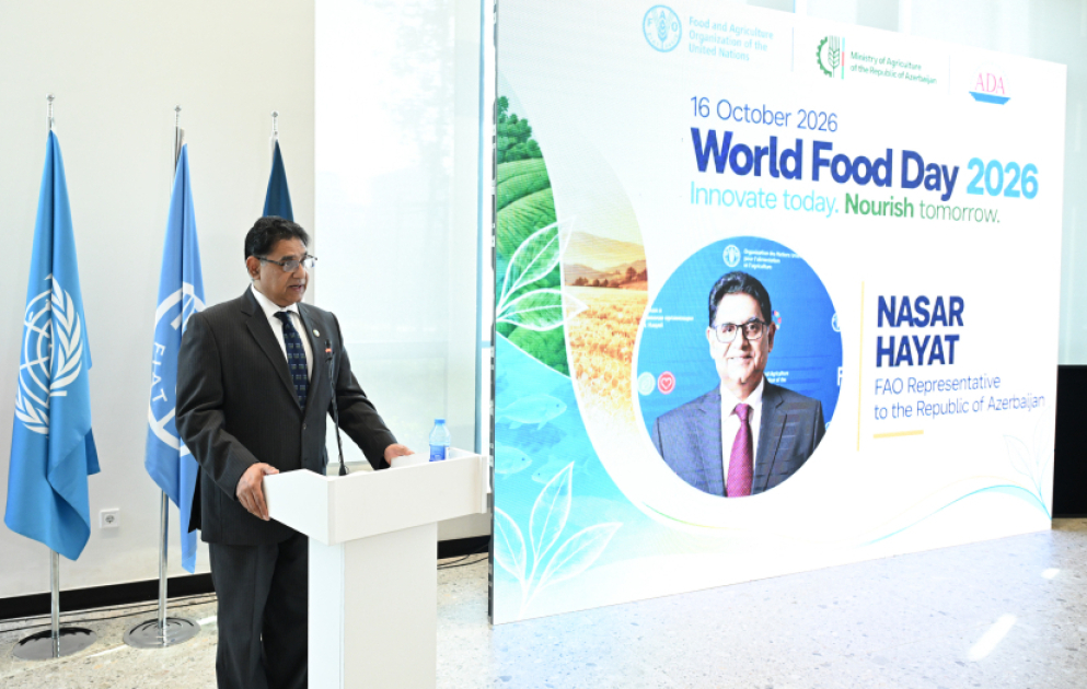 FAO-nun nümayəndəsi: Qarşımızda hələ də çoxsaylı çağırışlar var VİDEO