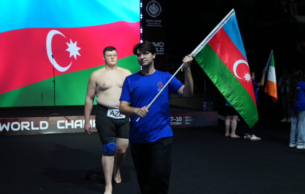 В Баку открылся чемпионат мира по сумо ВИДЕО
