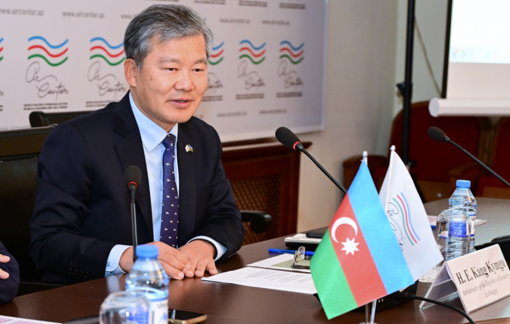 Koreya səfiri: Orta Dəhliz Azərbaycanla əməkdaşlıq üçün yeni imkanlar yaradır VİDEO