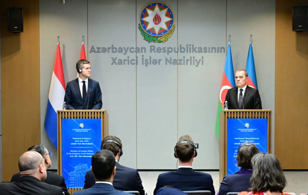 Ceyhun Bayramov: Azərbaycan–Niderland siyasi dialoqu inkişaf edir VİDEO